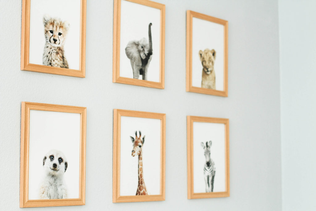 animal prints for nursery