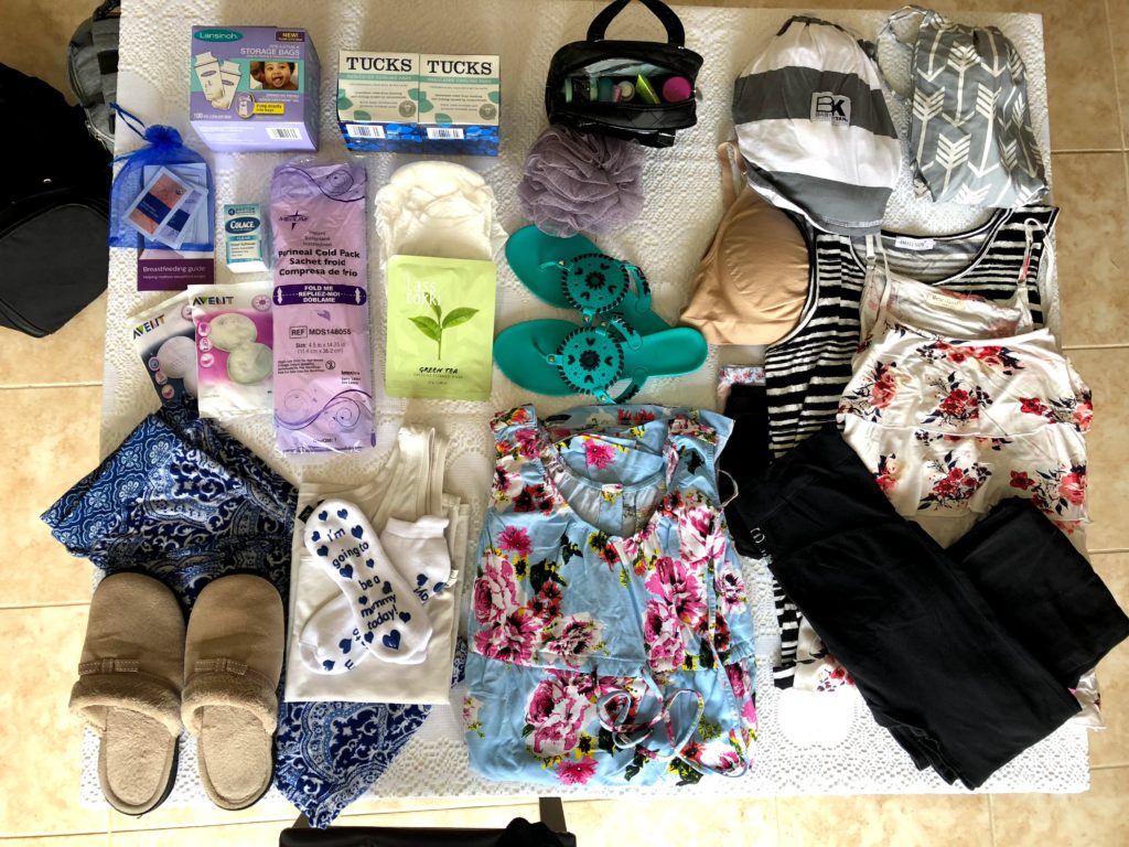 hospital bag contents for giving birth