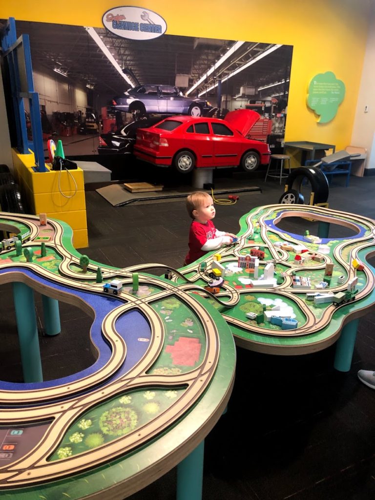 car play area at discovery place kids huntersville nc