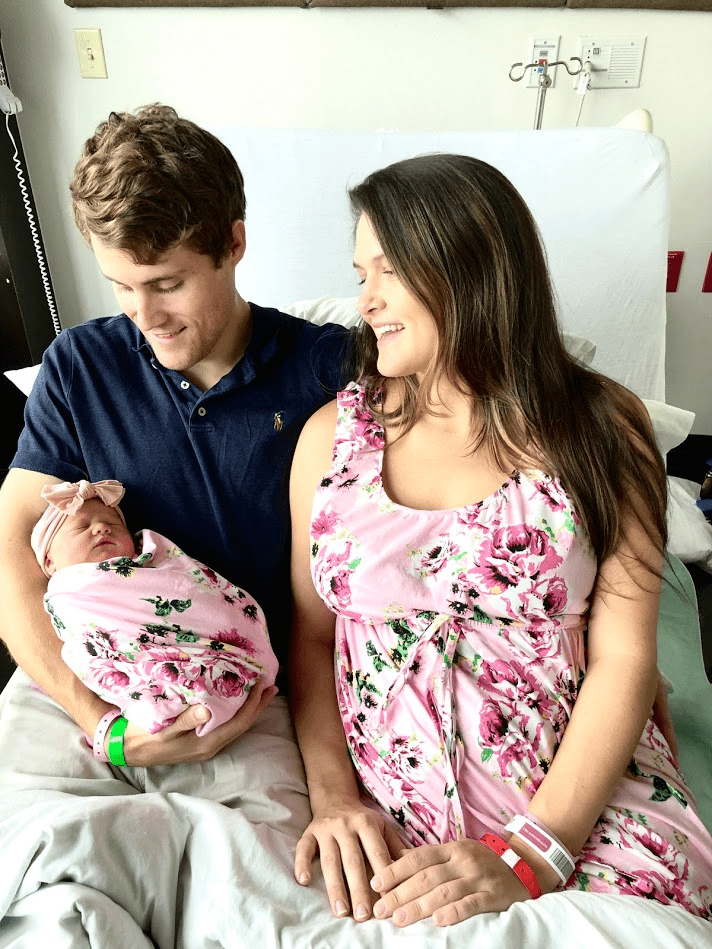 family with newborn baby girl drehoffs