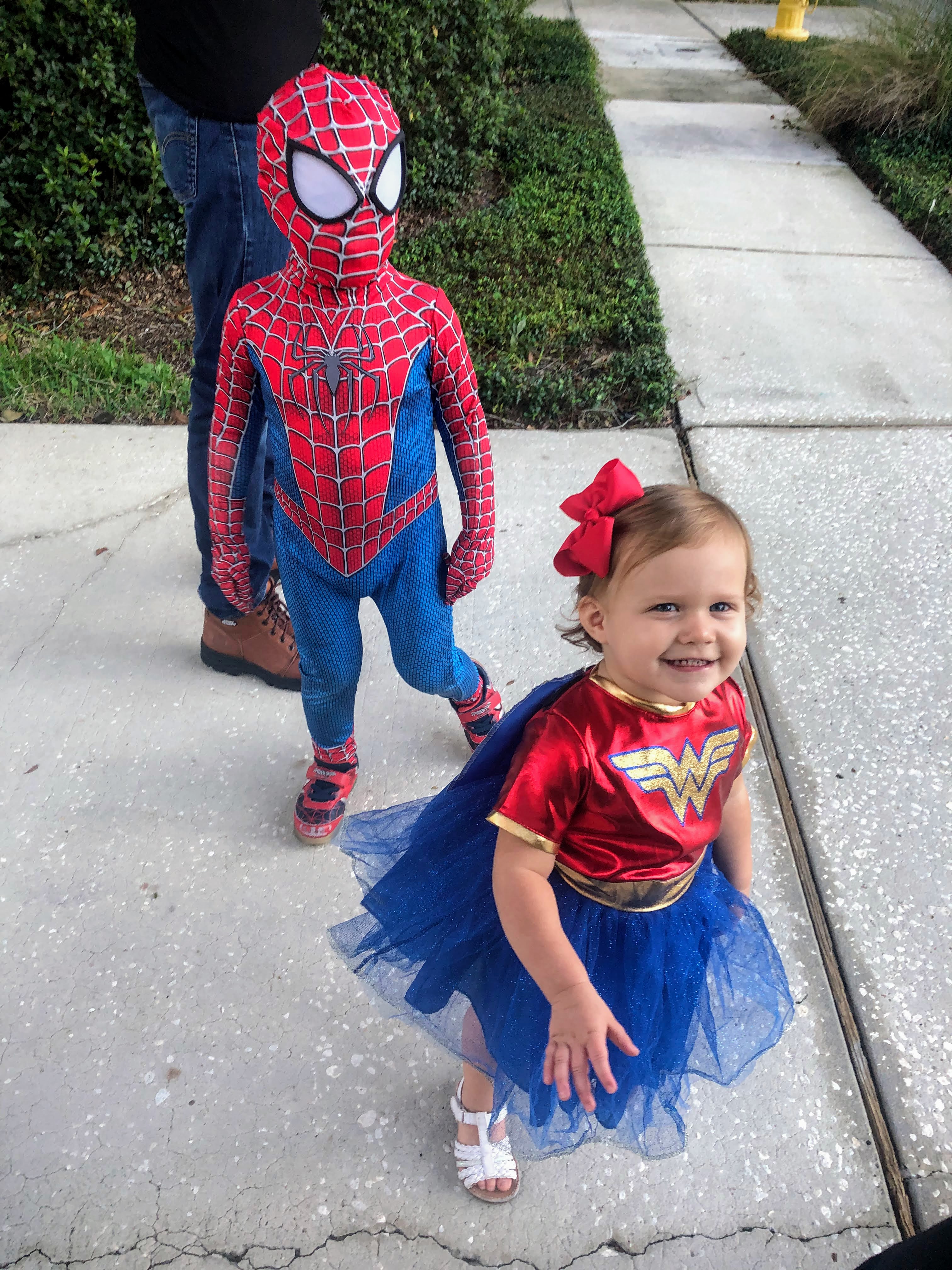 Superhero DIY Family Costume (Spider-Man)