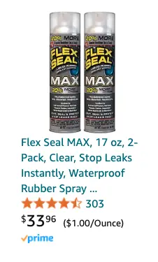 flex seal spray for sealing diy doormat